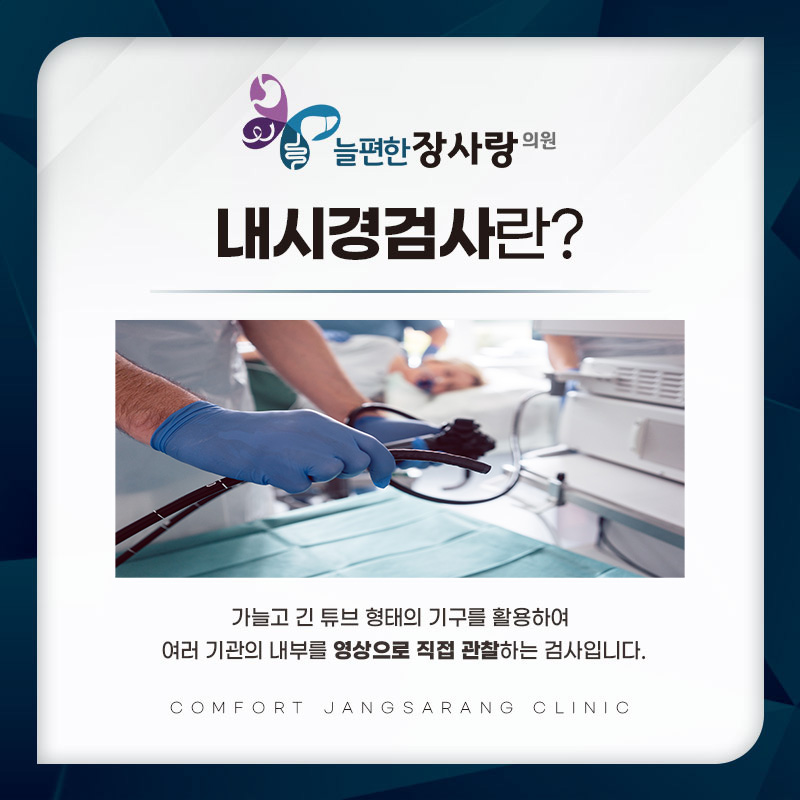 내시경 검사란 무엇인가요